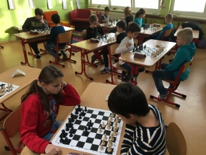 1. kolo školského šachového turnaja 2019/2020