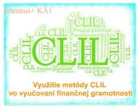 Erasmus+ KA1:  „Využitie metódy CLIL vo vyučovaní finančnej gramotnosti“