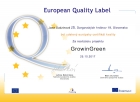 Európsky certifikát kvality pre ďalší náš projekt