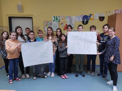 Deň bezpečného internetu na našej škole - ročníky nižšieho stredného vzdelávania