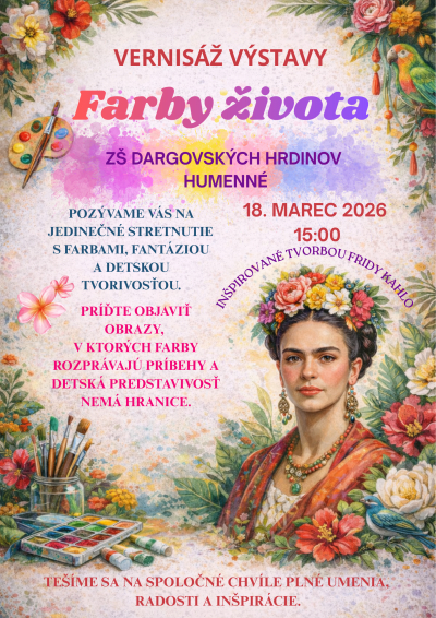 Vernisáž výstavy inšpirovanej tvorbou Fridy Kahlo